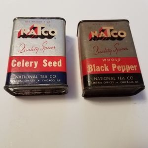 Vintage Spice tins